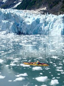 Alaska glacier kayak